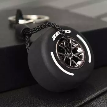 Стильный съемный брелок с шинами, роскошный унисекс, автомобильный брелок, кольцо, мини F1, гоночный брелок с шинами, брелок для ключей для багажа, подвеска A3