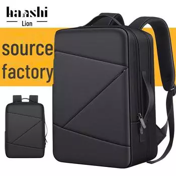 «Стильный водонепроницаемый рюкзак для мужчин и женщин — идеально подходит для путешествий, бизнеса и поездок на работу» 2024V3 чёрный