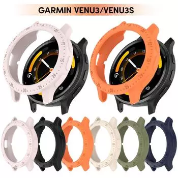 Стильный защитный чехол с полой чешуей, улучшенная защита и стильный гибкий силиконовый чехол, подходящий для Venu 3/Venu 3S 3S синий