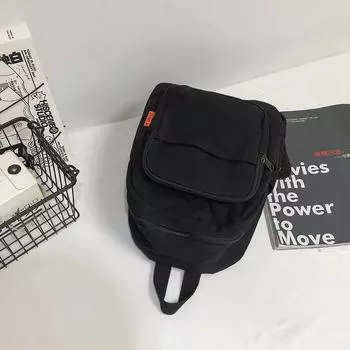 Стиль преппи женский дорожный однотонный рюкзак для студентов холщовый школьный рюкзак фиолетовый