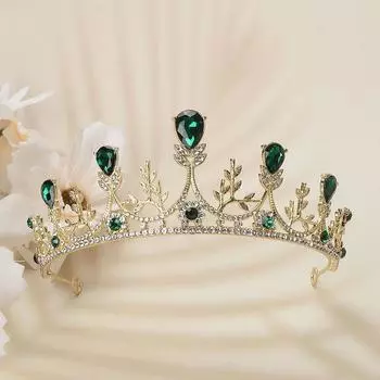 Стиль принцессы, супер фея, элитный, простой, роскошный головной убор, тиара, свадебные украшения в стиле барокко, атмосферные аксессуары для волос, корона для волос