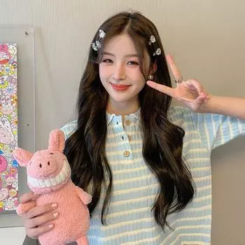 Стиль Y2K Набор заколок для волос Аксессуары для волос Заколки для волос Балеткорные заколки для волос Заколки для волос с сердечком любви