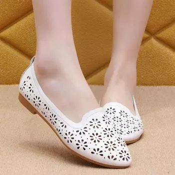 Стиль Женские туфли на плоской подошве с острым носком и вырезами Мокасины с вырезами на плоской подошве Женские сандалии Zapatos mujer Женская обувь ujm89 4 чёрный