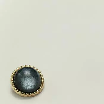 Стиль знаменитости Сяосян Металлические пуговицы Твидовый жакет Декоративные пуговицы Пуловер Двустороннее нейлоновое пальто Пуговицы для кардигана 1 #[Curled Starry Sky Black] 18mm