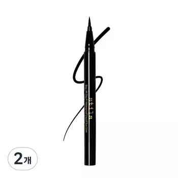 Stila Stay All Day Waterproof Liquid Eyeliner, Black, 2 pcs.