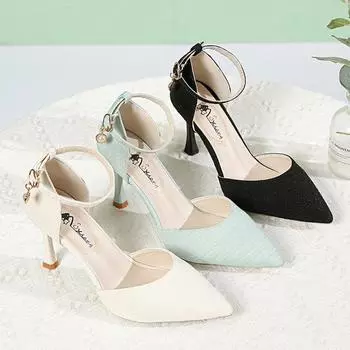 Stiletto Heels Pumps for Women Sexy Super High Heel Party Shoes Woman Pearl Elegant 34