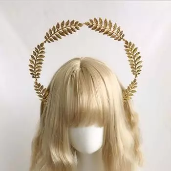 Стили на выбор, головные уборы в стиле готической Лолиты, крестная мать, повязка на голову, повязка на голову Девы Марии, барокко KC, аксессуары для волос для женщин D