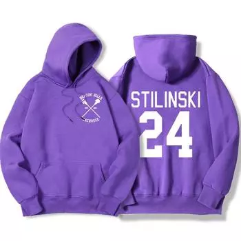 Stilinski 24 Одежда с принтом, женская толстовка с капюшоном, уличная одежда, пуловеры с круглым вырезом, индивидуальные толстовки, повседневная модная флисовая толстовка S