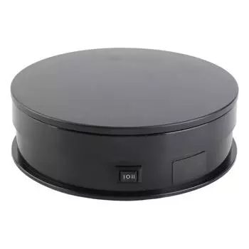 Still Turntable 15 см пульт дистанционного управления скоростью вращения Электрический вращающийся поворотный стол Дисплей Стенд Фотография чёрный