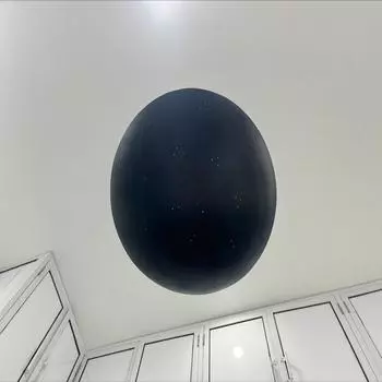 Stilnova 3 Light Flush mount Fixture Dome Light Mid Century Modern Matte Black Sputnik chandelier light Fixture 30 inch