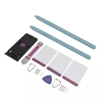 Стилус 4096 уровней чувствительности к нажатию, карандаш для планшета с наконечниками, подставка для Galaxy Tab S6 Lite SM синий