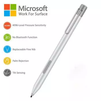 Стилус для Microsoft Surface Pro X 8 7 6 5 4 Surface Go Book 3 для ноутбука Studio Smart Pen с дополнительными наконечниками для HP Envy X360 ASUS