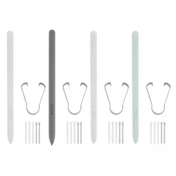 Стилус для планшета 4096 уровня чувствительности к нажатию сменный стилус с наконечниками для Galaxy Tab S9 FE Gray