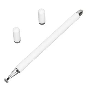 Стилусы 2 в 1 Точное управление Сплав алюминия Высокая прочность Смарт-тач ручкаБелый белый