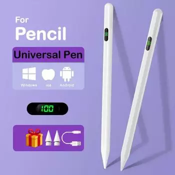 Стилусы для iPad Apple Pencil Универсальная сенсорная ручка для Xiaomi HuaWei IOS Lenovo Магнитная чувствительность к наклону Отклонение ладони