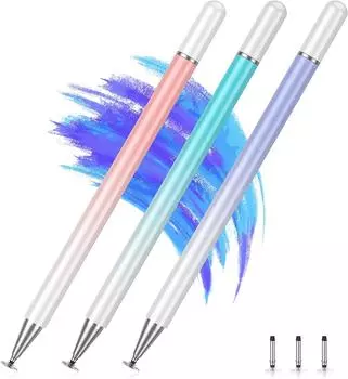 Стилусы для сенсорных экранов, высокоточный магнитный диск Универсальный стилус для планшетов, совместимых с iPad, и всех емкостных экранов YSXX синий