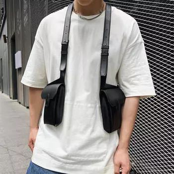 Стимпанк сумка-мешок через плечо для мужчин и женщин, кошелек с карманом под мышкой