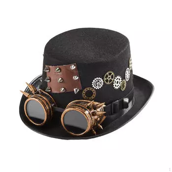 Стимпанк Топ Шляпа Тематические Вечеринки Карнавалы Мода Удобные Взрослые Мужчины Женщины Креативные