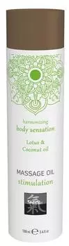 Стимуляционное массажное масло Лотос и Коко 100мл TU прозрачный