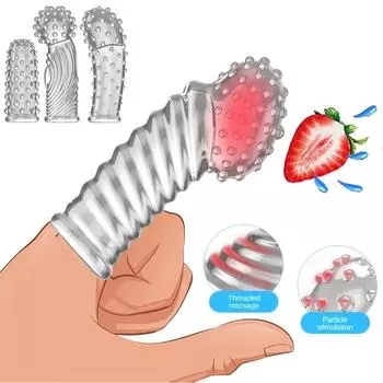 Стимуляция точки G, рукава для пальцев, массаж клитора, секс-игрушки для женщин, кольца для пениса, задержка секса, игры для пар, задержка, многоразовый презерватив
