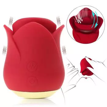 Стимулятор клитора и сосков Rose, 10 режимов, вибратор для сосания, персональный массажер для женщин, пары