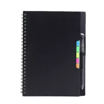 Стираемая блокнот на спирали, Перезаписываемый блокнот, Блокнот из утолщенной водонепроницаемой каменной бумаги 1 мл One Size