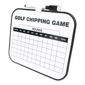 Стираемая карточка для гольфа, доска для игры, многоразовые аксессуары, тренерская доска, запись данных для