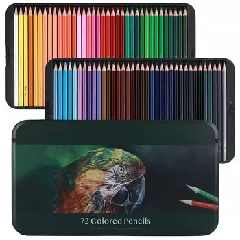 Стираемые цветные карандаши 72 цвета цветное искусство раскраска для взрослых для хранения футляр в комплекте карандаши, краски, набор на масляной основе, ручки, принадлежности, книга,