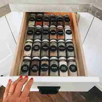 Стираемые наклейки для доски, кухонная банка для хранения, доска для доски для специй, черная палочка 5 см U2Q7 black-24 stickers