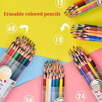 Стираемый шестигранный стержень многоцветный карандаш канцелярские принадлежности для начальной школы граффити ручка для рисования художественный инструмент цветной карандаш