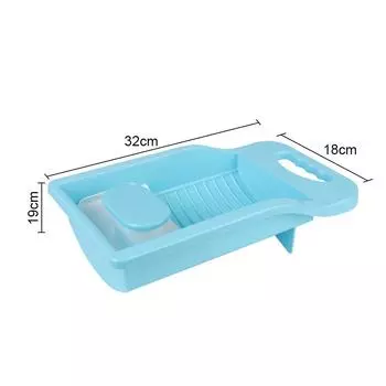 Стиральная доска Мини стиральная доска Удобная для детской одежды Нижнее белье Носки Противоскользящие аксессуары для ванной комнаты Инструмент для стирки