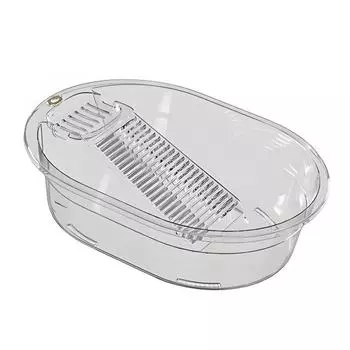 Стиральная доска Раковина Нескользящая Прозрачный дизайн Большая вместимость Сверхпрочная Ванная комната Раковина для мытья со стиральной доской