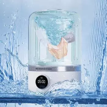 Стиральная машина для белья Простая в эксплуатации Компактная конструкция Портативная перезаряжаемая беспроводная мини