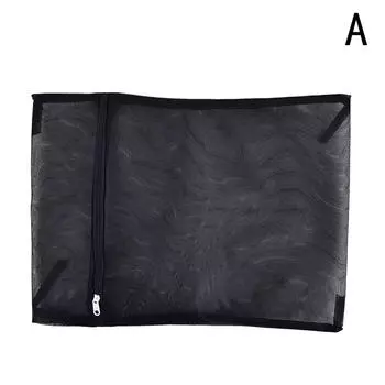 Стиральная машина для белья с застежкой-молнией, нейлоновый сетчатый бюстгальтер, стиральный мешок S