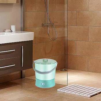 Стиральная машина для путешествий, стиральная машина 8 л, экономящая место, маленькое ведро для домашнего кемпинга