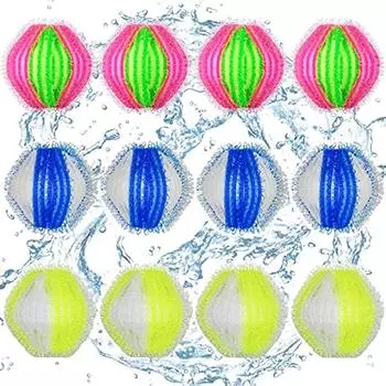 Стиральная машина для удаления шерсти домашних животных 12 многоразовых шариков для мытья от удаления собачьей шерсти Средство для удаления шерсти домашних животных для стиральных машин и сушилок 10x8x5cm