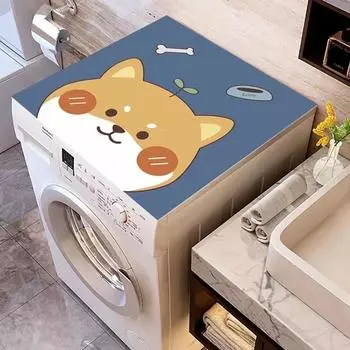 Стиральная машина Холодильник Холодильник Стол Микроволновая печь Пылезащитный чехол Водонепроницаемый Бытовая тумбочка Декор Коврик Нескользящая подкладка 40*50cm