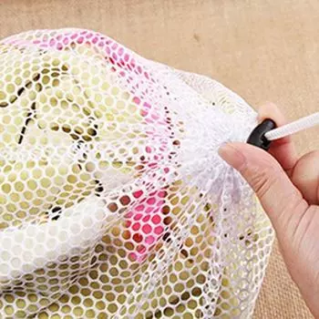 Стиральная машина, одежда, нижнее белье, сетчатая сумка для стирки на шнурке с замком 37cm by 27cm