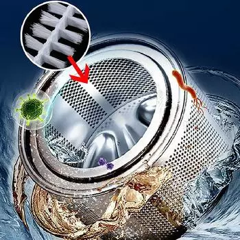 Стиральные машины барабанного типа Щетка для очистки Удаление мицетов Очистка Обеззараживание Удаление накипи Гибкая щетка для очистки Грязь Моющее средство oensize