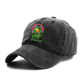 Стираная мужская бейсболка Man I Love Cool Frogs Кепки Snapback для дальнобойщиков Кепка для папы Кепки для гольфа Adjustable темно-синий
