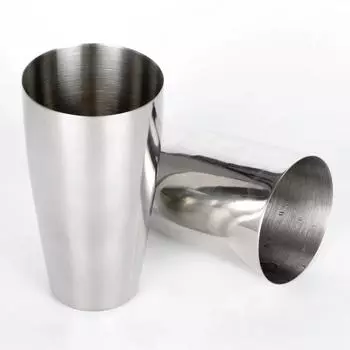 Stirring steel cup for milkshake machine Mixing cup Tea shop utensils Shaker Measuring cups Stainless steel milkshake cup