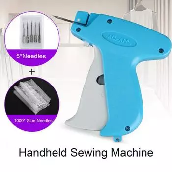 Stitchy Quick Clothing Fixer Ручная швейная машина Разъем для одежды Инструмент для маркировки для путешествий Аварийный ремонт Фиксирующие кнопки Эластичные наклейки Швы синий