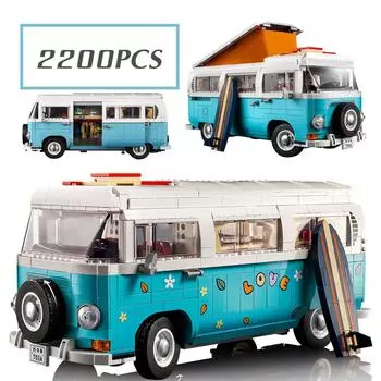 Stock The Camper Car Van Модель Строительные блоки Кирпичи Игрушки для детей Рождественский подарок на день рождения No Original Box