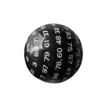 Стогранные кубики для драконов, настольных ролевых игр – Уникальный многогранный набор ролевых кубиков One Size чёрный