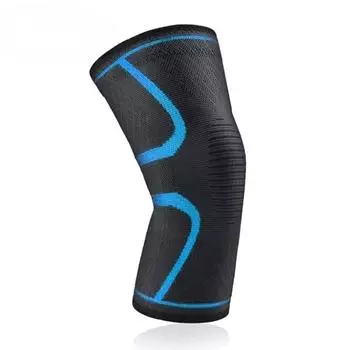 Стоит, 1 шт., эластичные наколенники, нейлоновые спортивные наколенники для фитнеса, снаряжение для фитнеса, подтяжка коленной чашечки, поддержка бега, баскетбола, волейбола S