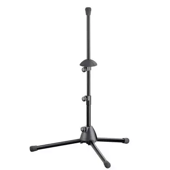 Стойка для баса 15239 Черная труба/флюгельгорн K&M [15239-000-55] Цвет чёрный