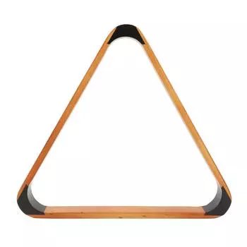 Стойка для бильярдных шаров треугольная черная головка 57,2 мм сосновая британско-американская необычная стойка для 9 шаров для пула Yell
