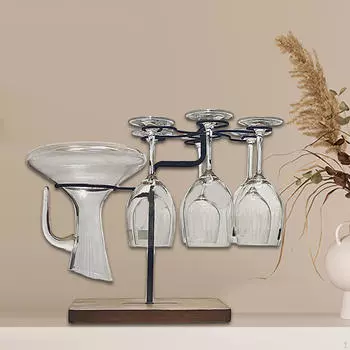 Стойка для бокалов для вина, сушка для стеклянной посуды, многоцелевая подставка для чашек