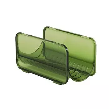 Стойка для бутылок Дисплей Штабелируемая винная стойка Прозрачная многофункциональная сумка для хранения Холодильник Кухня Вино Бутылка для воды зелёный