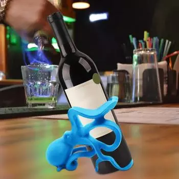 Стойка для бутылок вина Octopus Винная витрина для красного и белого виски Морская тематика Декор для домашнего бара Новинка Аксессуар для вина